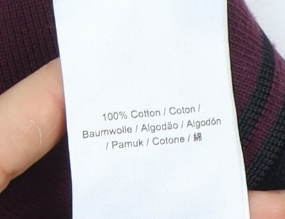 Fred Perry Men's Black Polo M with Logo Accents