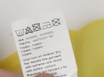 River Island Women's Yellow Short Slip Dress Size 12