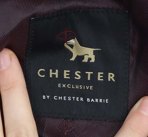 Chester Barrie Men's Black Blazer 38R