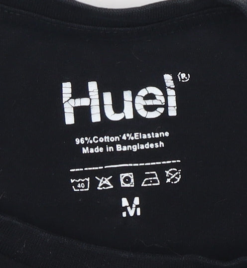 Huel Men's Black Logo T-Shirt Size M