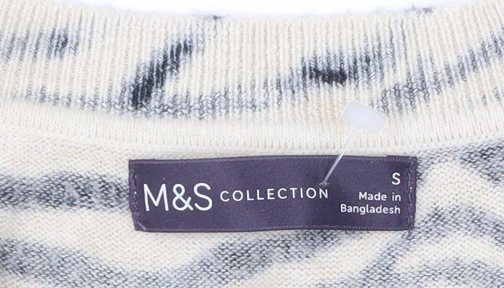 Marks and Spencer Women's Zebra Print Pullover Jumper, S