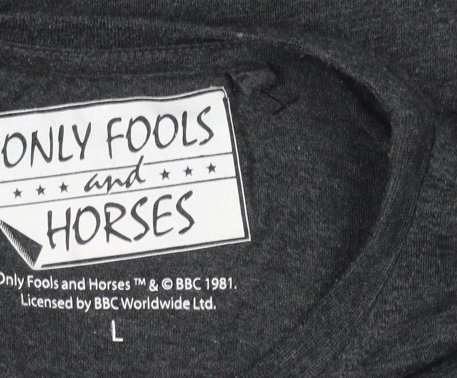 George Men’s Black L Only Fools and Horses T-Shirt