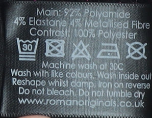 Roman Women's Black 3/4 Flared Sleeve Top Size 16