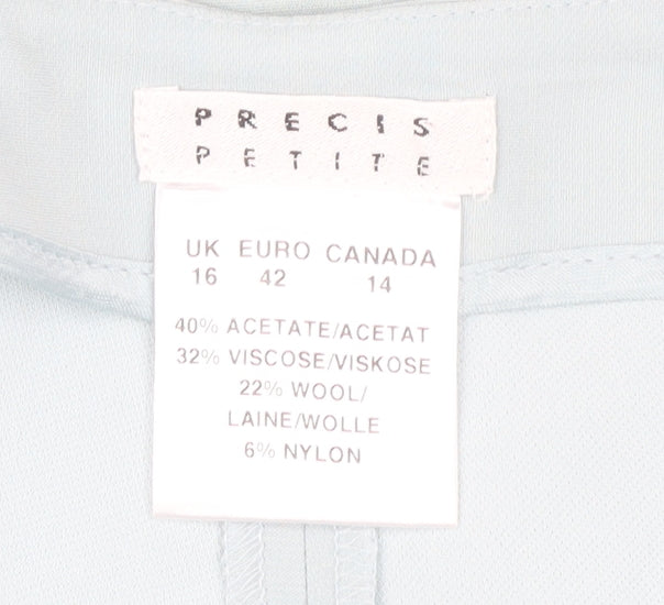 Precis Petite Ivory Women's Trousers Size 16