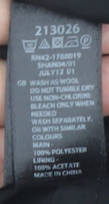 Monsoon Women's Black Floral Pencil Skirt Size 12