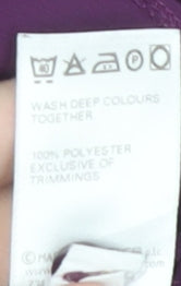 Marks & Spencer Women's Purple Button-Up Shirt UK 18