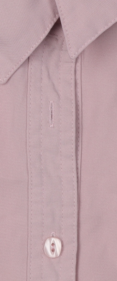 Berkertex Women's Pink Button-Up Shirt Size 16