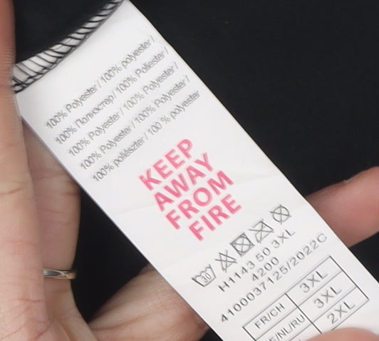 Atlasformen Black Men's 2XL Sweatshirt with Logo