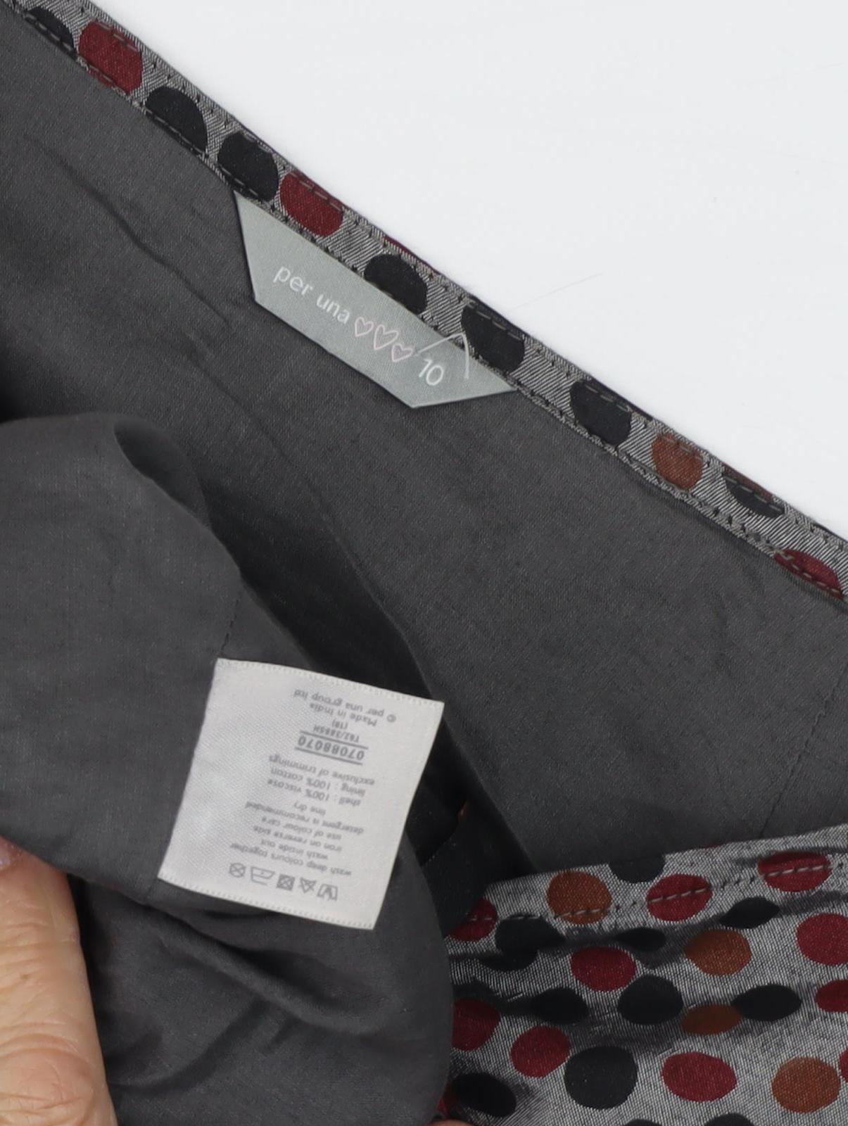 Per Una Women’s Multicoloured A-Line Skirt, Size 12