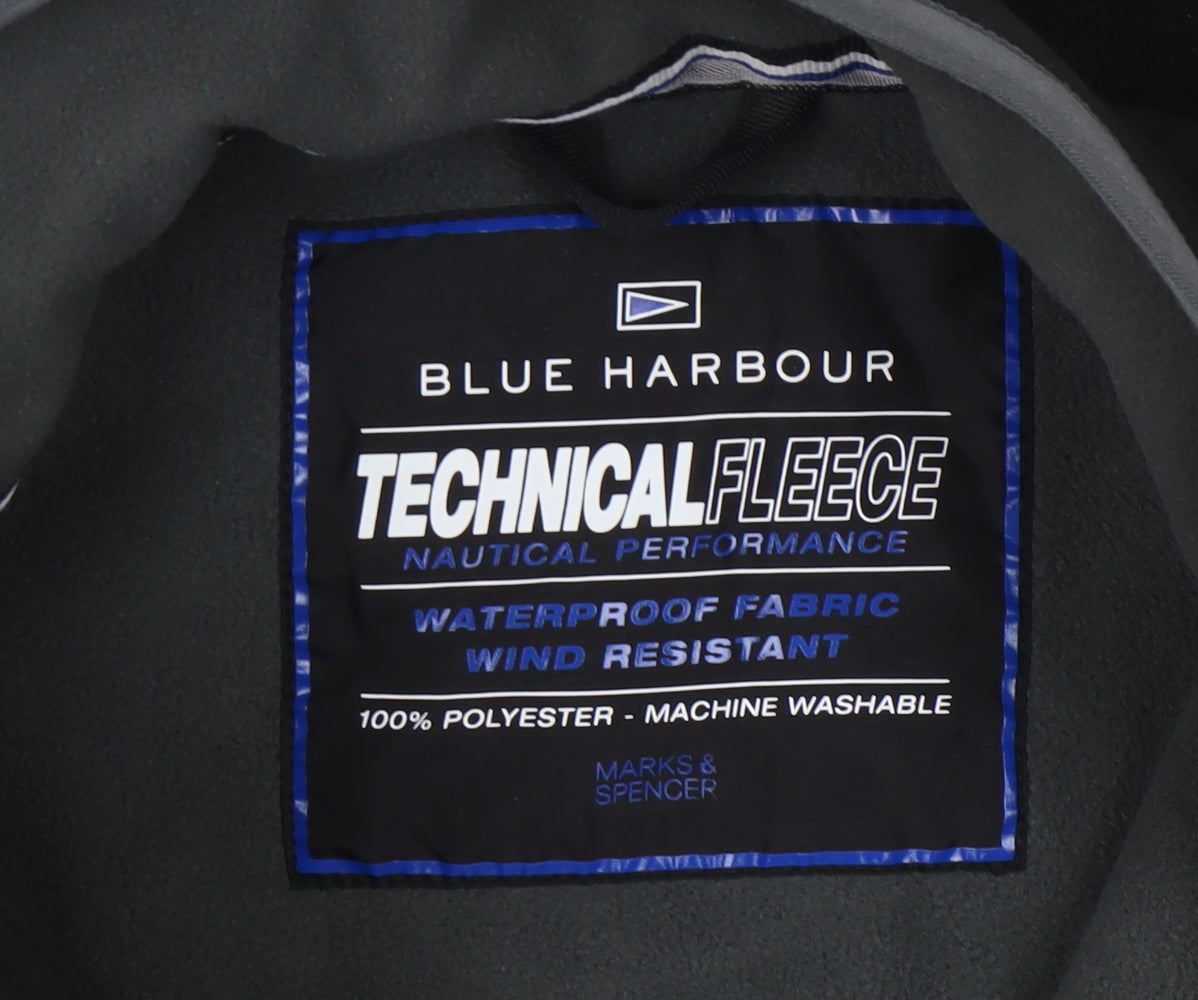 Marks & Spencer Men's Black Fleece Jacket M