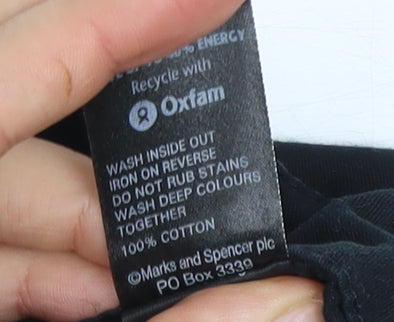 Marks and Spencer Women's Black Cargo Trousers Size 12