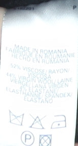 French Connection Women's Black Wide Leg Trousers Size 8