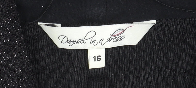 Damsel in a dress Black Shrug - Size 16