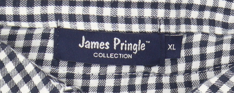 James Pringle Men's Blue XL V-Neck Pullover Jumper