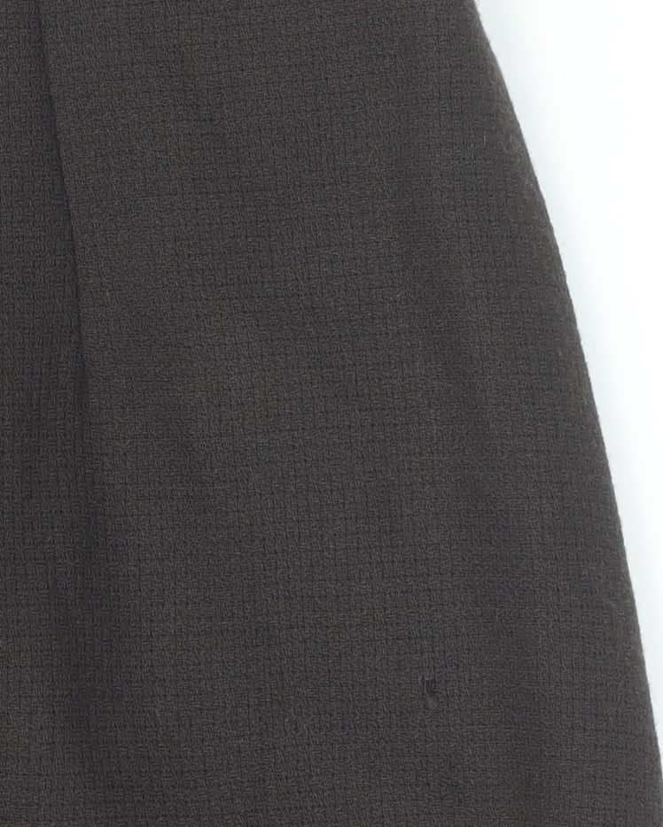 Kaliko Women's Black Wool Long Pencil Skirt Size S