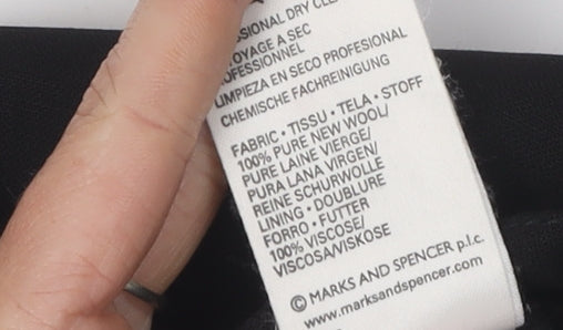 Marks and Spencer Women's Black Pencil Skirt Size 16