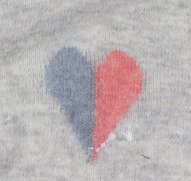 White Stuff Women's Multicoloured Roll Neck Jumper, Size 10