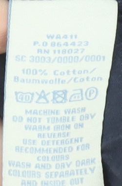 Boden Women's Blue Collared Sleeveless Blouse, Size 10