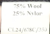 Paul Costelloe Women's Black Check Tweed Coat Size 14