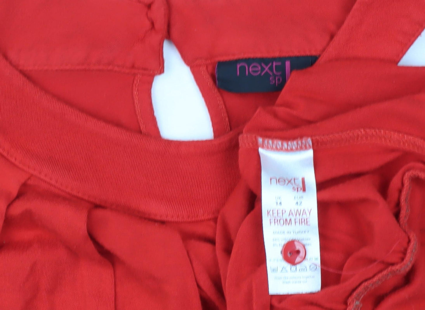 Next Women's Red Tank Top, Size 14, Casual Style