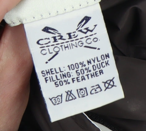 Crew Clothing Women's Brown Puffer Waistcoat Size 6