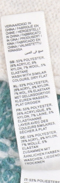 Fat Face Women's Grey Fair Isle Cardigan UK 10