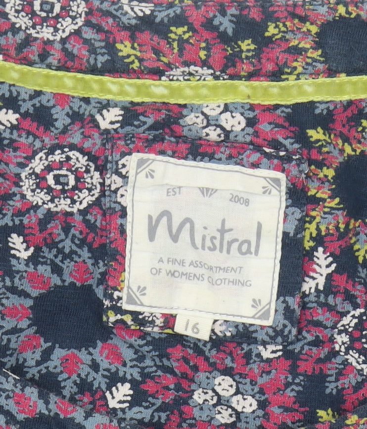 Mistral Women’s Multicoloured Floral Top Size 16