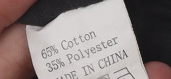 Romwe Women's Black NASA Cropped T-Shirt, Size 10, Casual