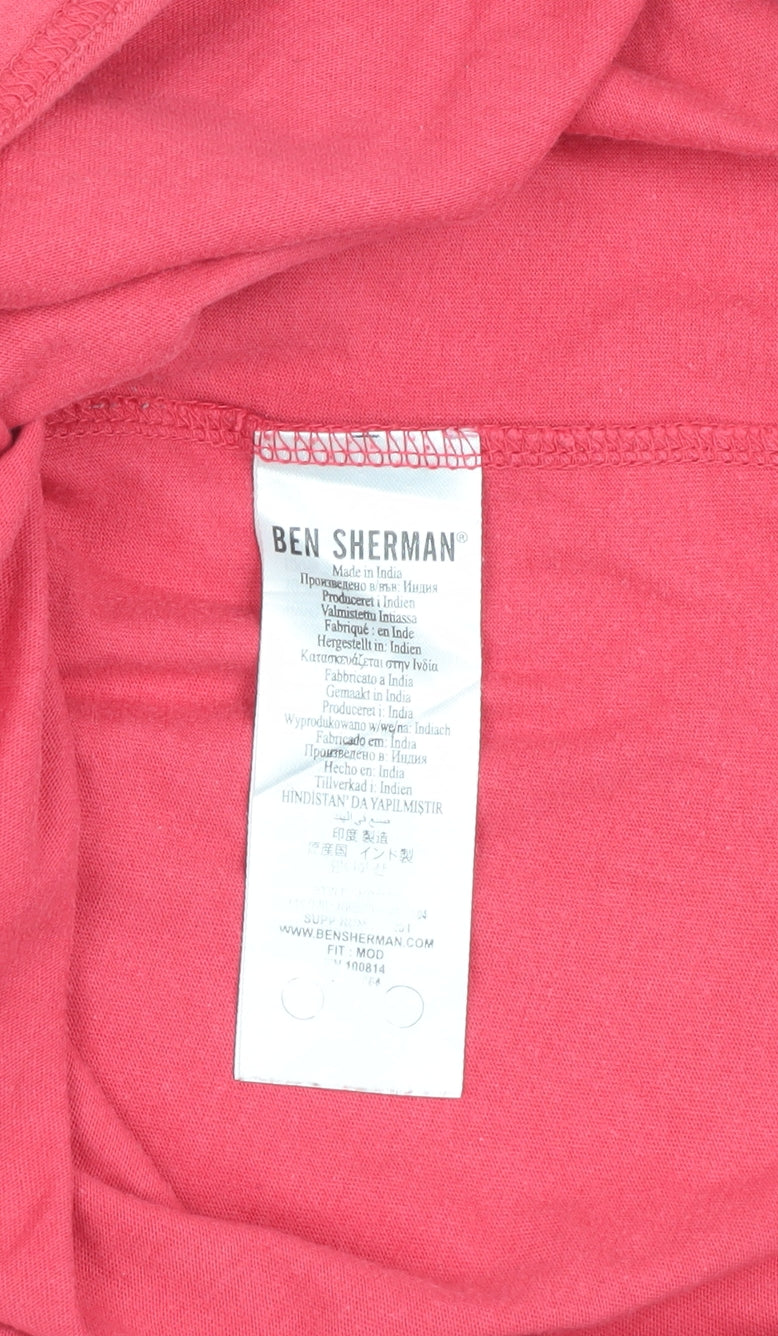 Ben Sherman Red Crew Neck Men's XL T-Shirt
