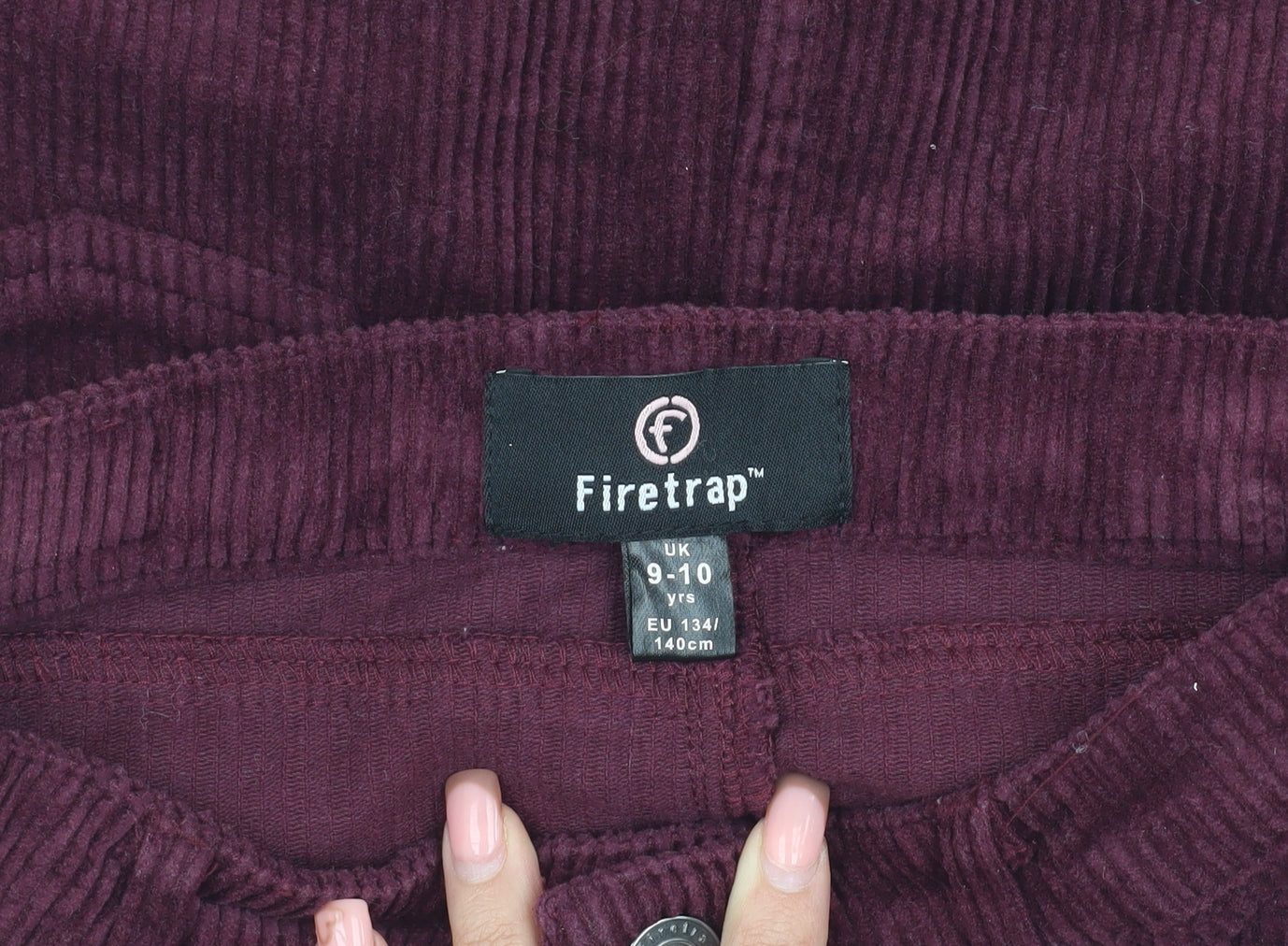 Firetrap Girls Corduroy Skirt, Multicoloured, 9-10 Years