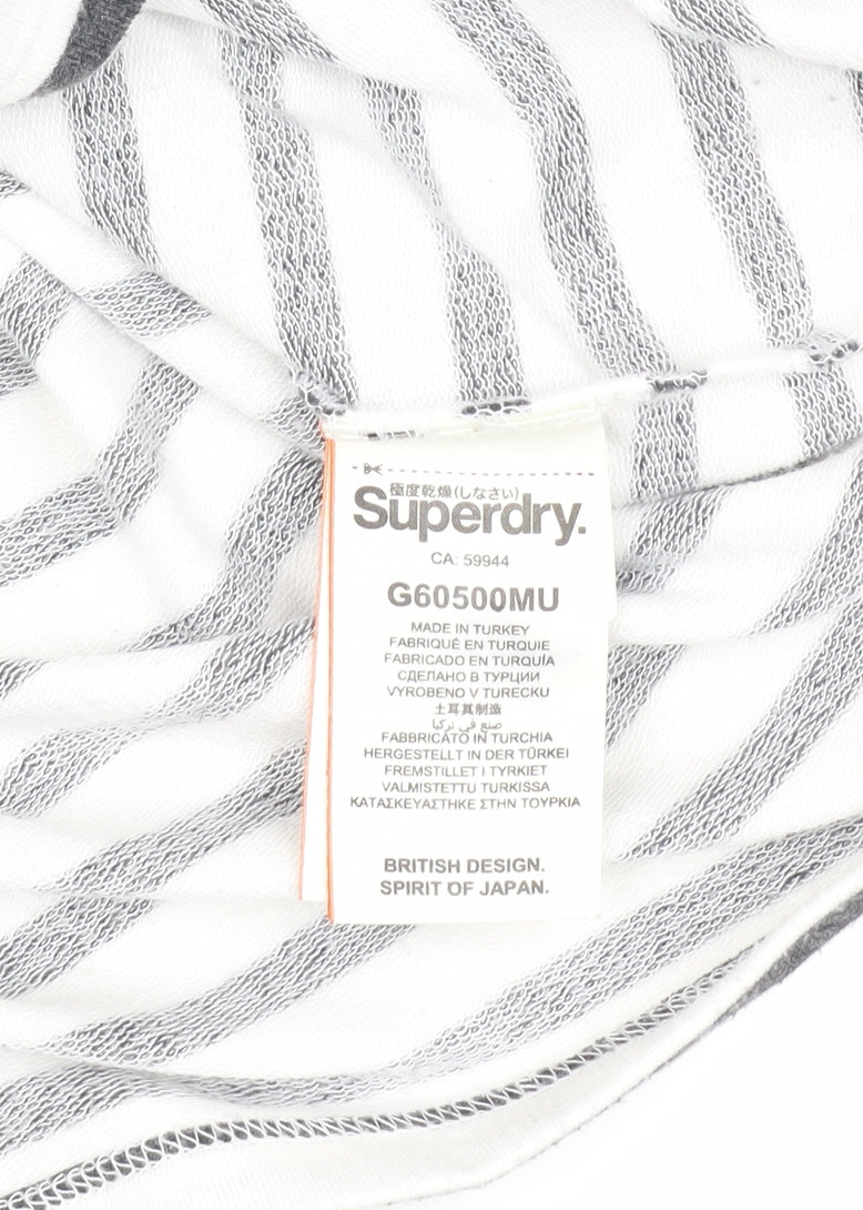 Superdry Women's Striped Long Sleeve T-Shirt, Size 16, Cotton