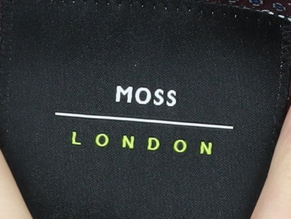 Moss London Men’s Grey Wool Blazer, Size 40, Regular Fit