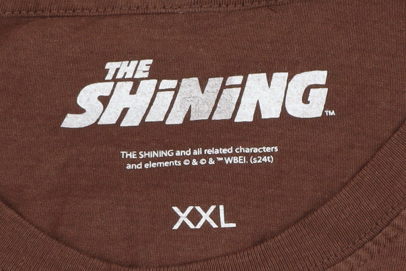 The Shining Men's Brown 2XL Graphic T-Shirt