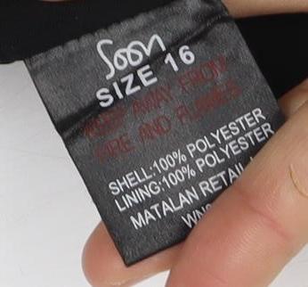 Seam Women's Black Floral Tank Top Size 16