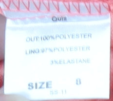 Quiz Women's Pink Maxi Dress Size 8 Beaded Halter