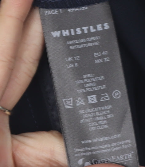 Whistles Women's Black Trousers Size 12