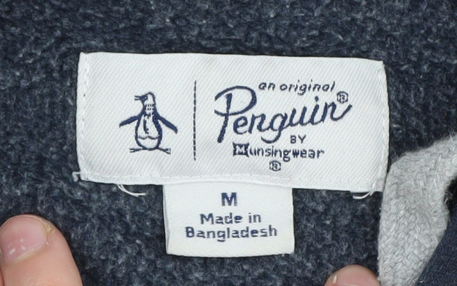 Original Penguin Men's Blue Full Zip Hoodie M