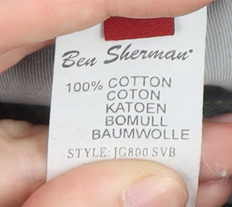 Ben Sherman Women's Black Midi Denim Skirt L