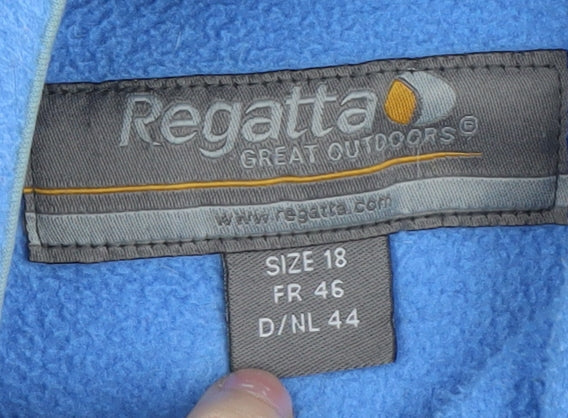 Regatta Women's Blue Fleece Jacket Size 18