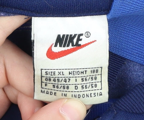 Nike Men's Blue XL 1/2 Zip Logo Sweatshirt