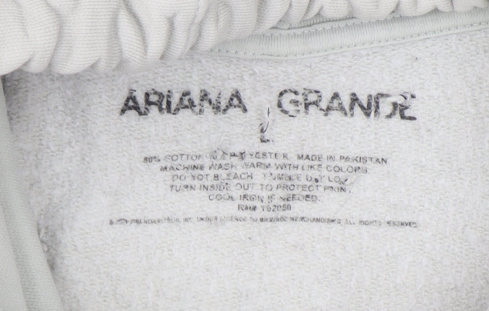 Ariana Grande Beige Pullover Hoodie Unisex Adults