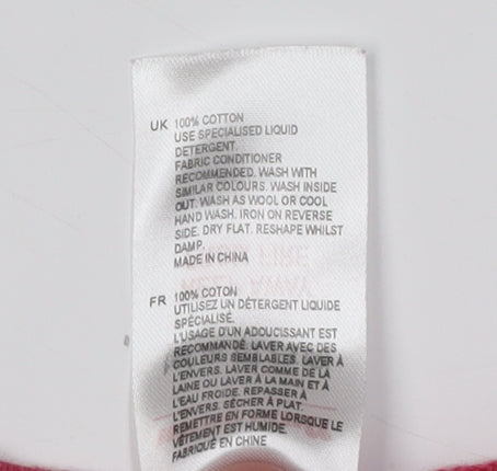 White Stuff Womens Pink Wrap Jumper Size 12