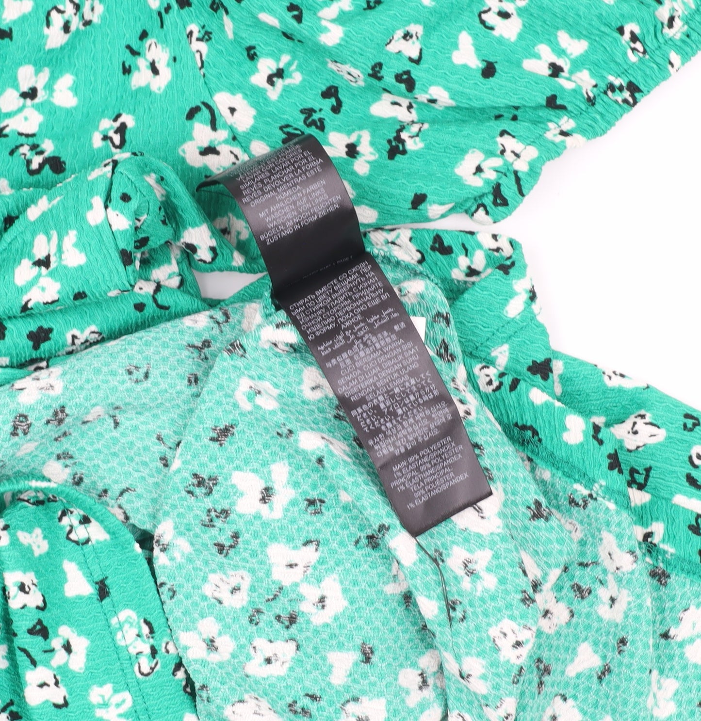 Friends Like These Women's Green Floral A-Line Dress Size 12