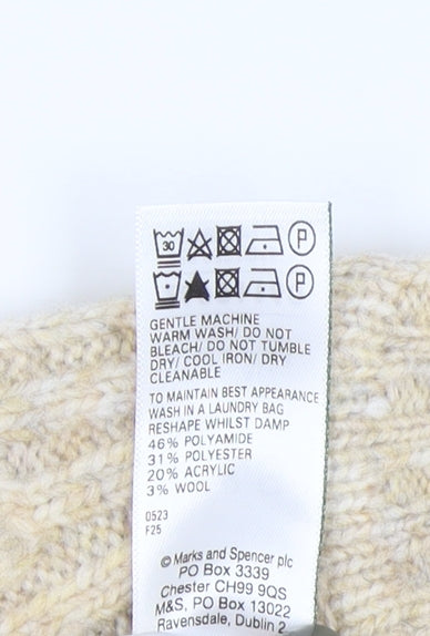 Marks and Spencer Women's Beige Pullover Jumper XS