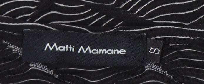 Matti Mamane Women's Black Long Sleeve Blouse