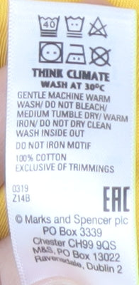 Marks & Spencer Women's Yellow Surf T-Shirt, Size 12