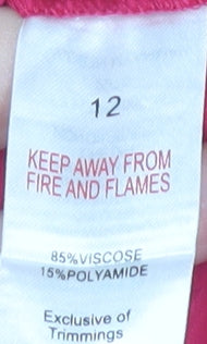 ET VOUS Women's Pink Sleeveless Blouse - Size 12