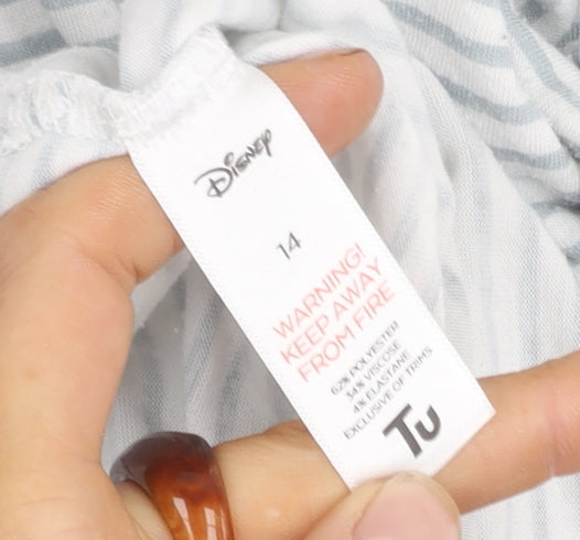 Disney Women’s Blue Mickey Mouse Nightshirt, Size 14