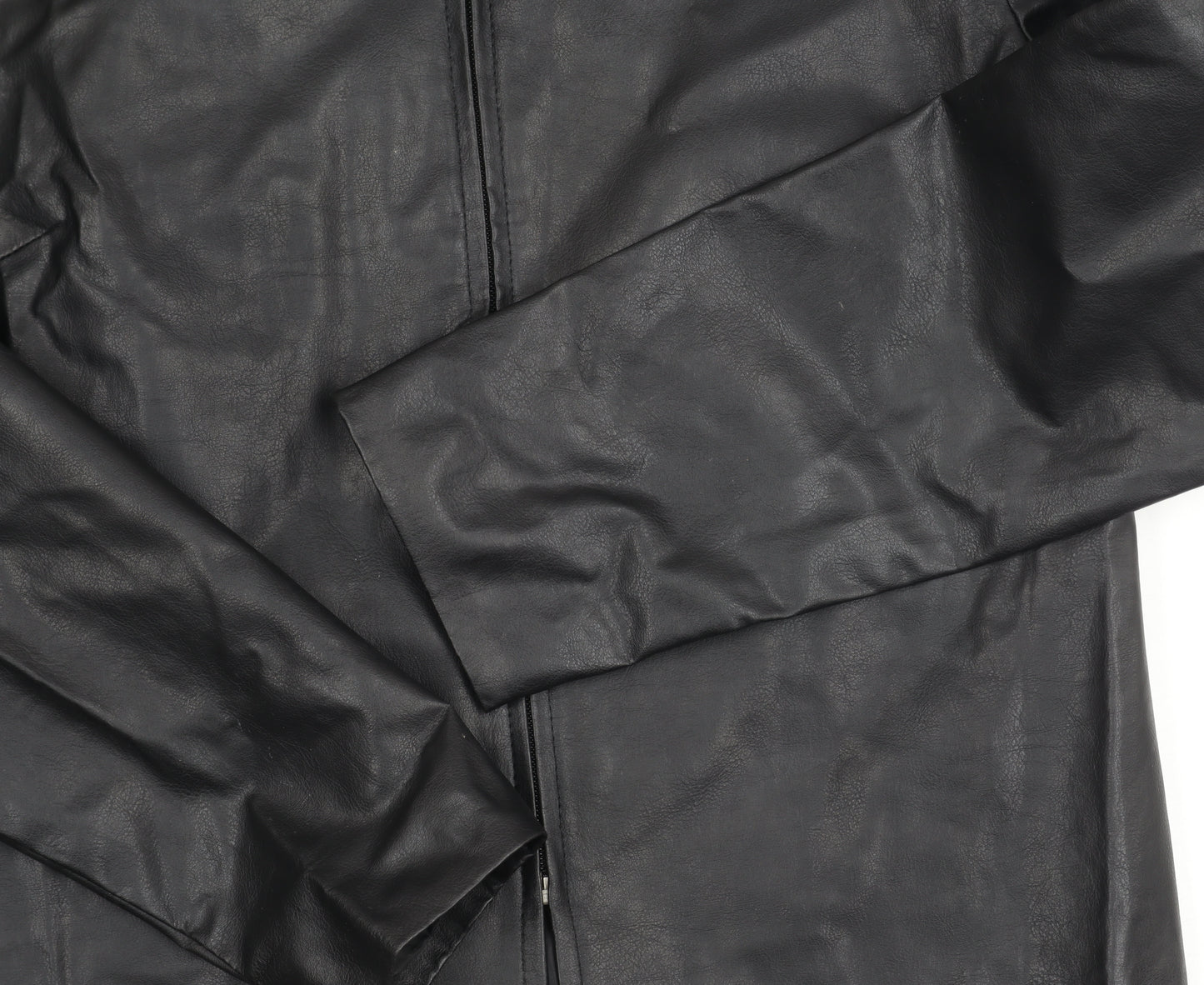 New Look Women's Black Jacket Size 14 Casual Zip