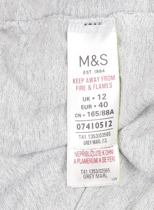Marks and Spencer Women's Grey Jumper Size 12